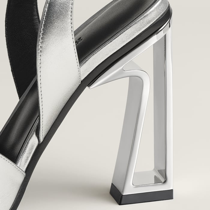 Gris Argenté Kristal 105 Sandal