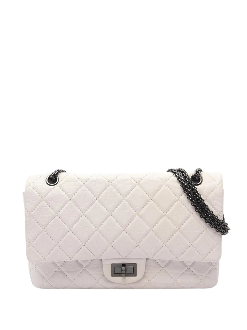 2008-2009 Quilted Aged Calfskin Reissue 2.55 Double Flap 227 shoulder bag