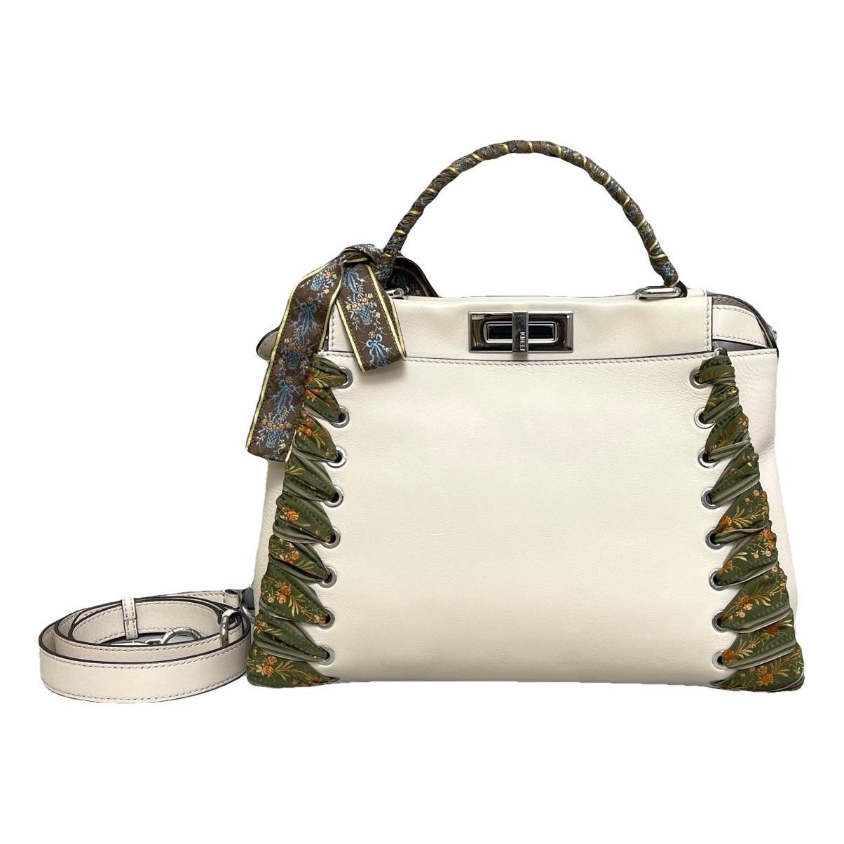Peekaboo leather handbag