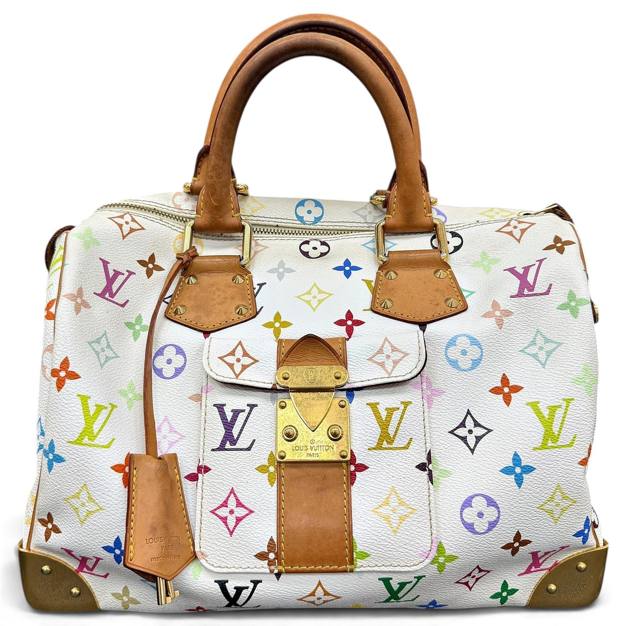 Speedy leather handbag