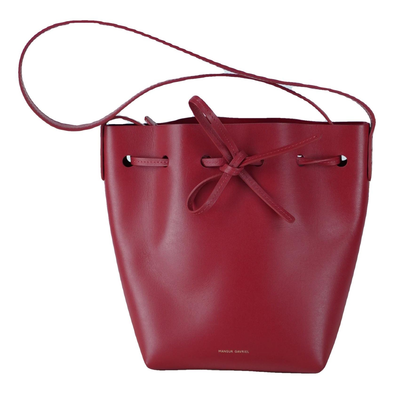 Mansur Gavriel Bucket leather handbag