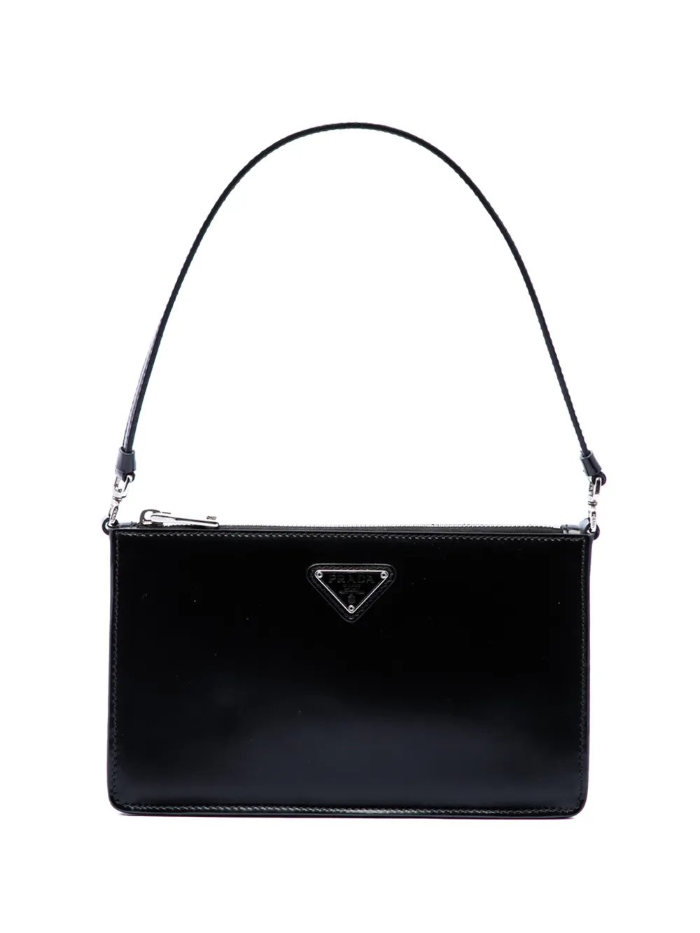 Prada 2000-2013 Mini Spazzolato Leather shoulder bag