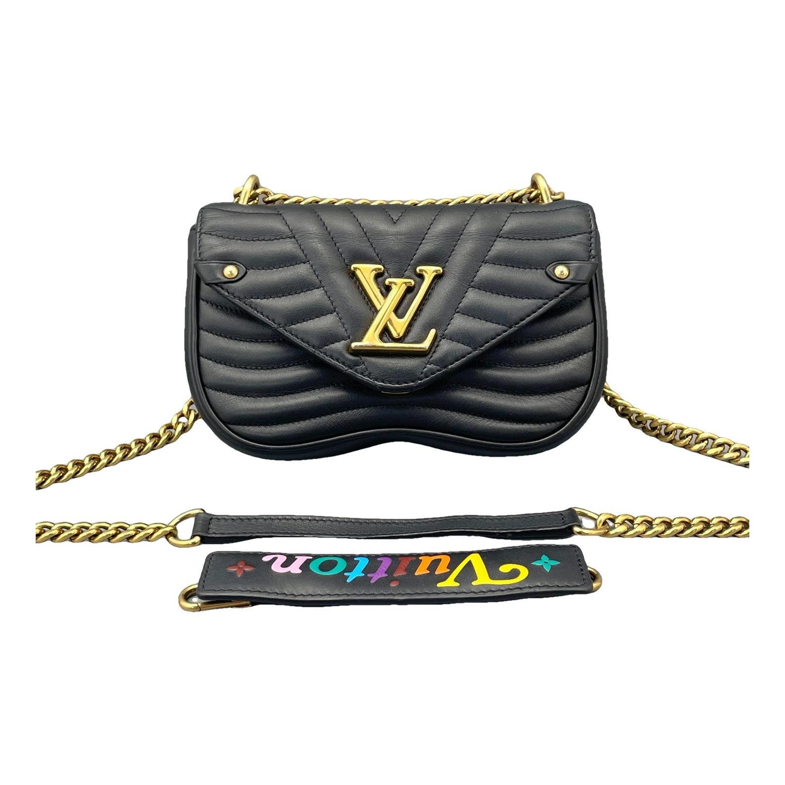 New Wave leather handbag
