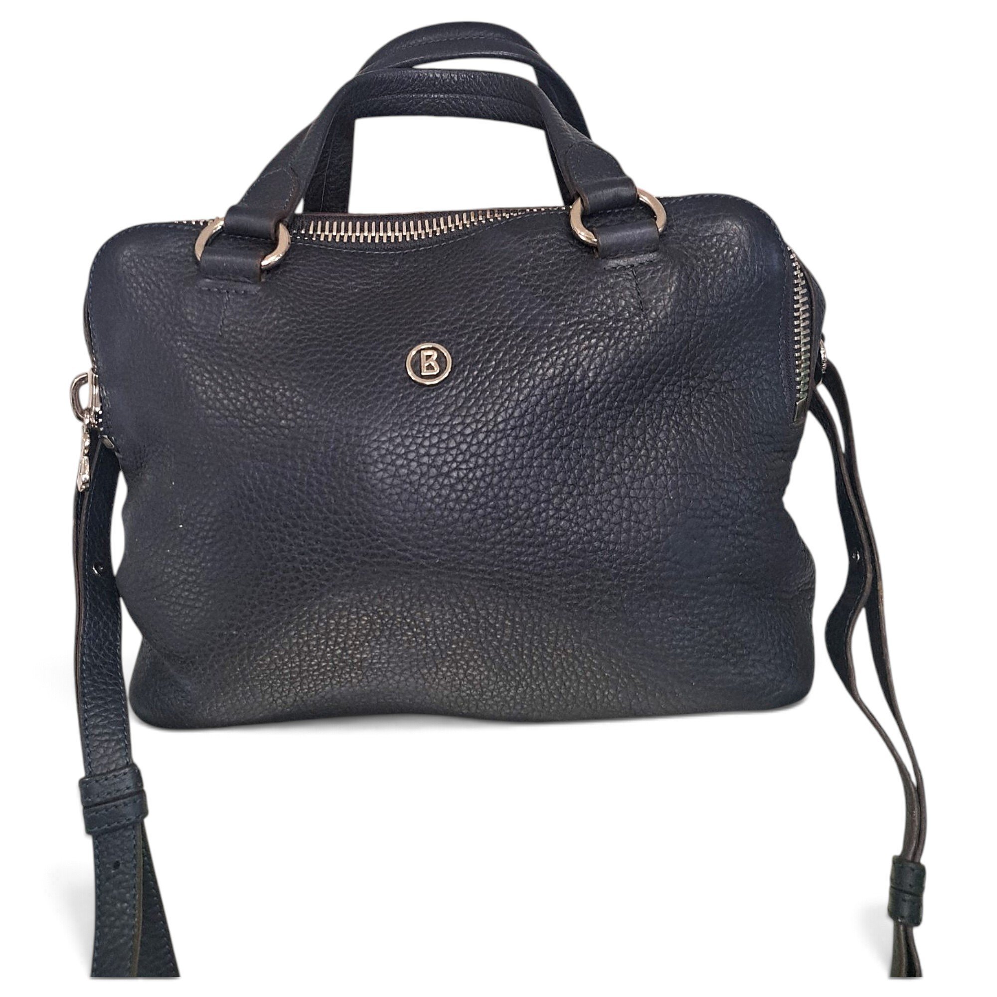 Leather bowling bag