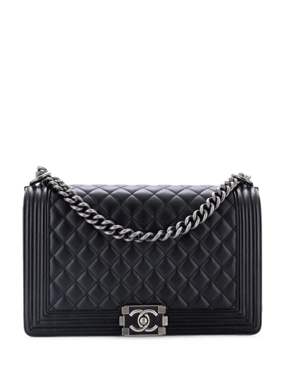 Boy Flap Bag Quilted Calfskin Large shoulder bag