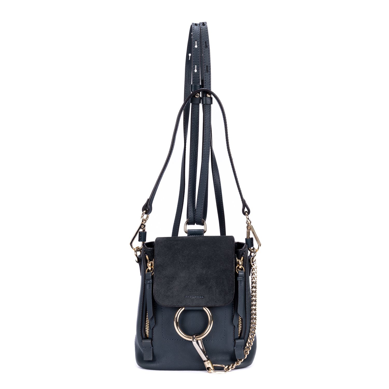 Leather backpack