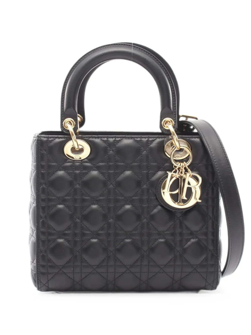 2010s Lady Dior Cannage shoulder bag
