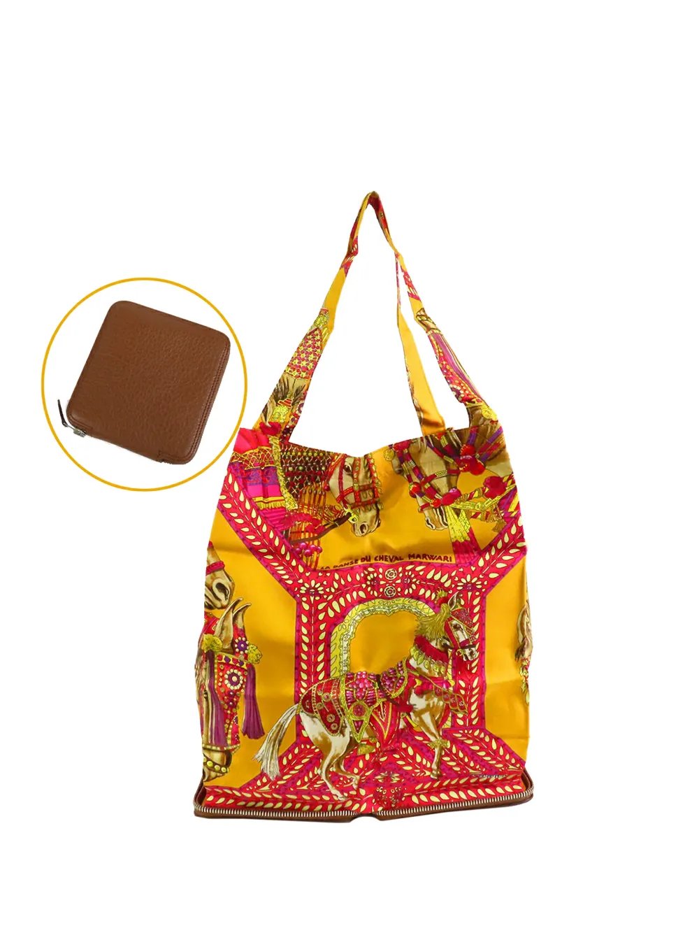 Hermes 2008 La Danse Du Cheval Marwari Silky Pop tote bag