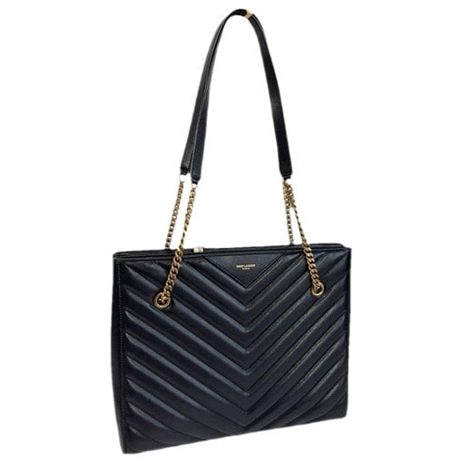 Shopping monogramme leather tote