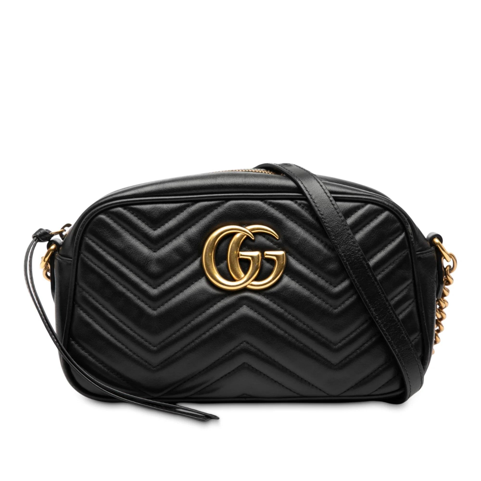 GG Marmont pony-style calfskin handbag