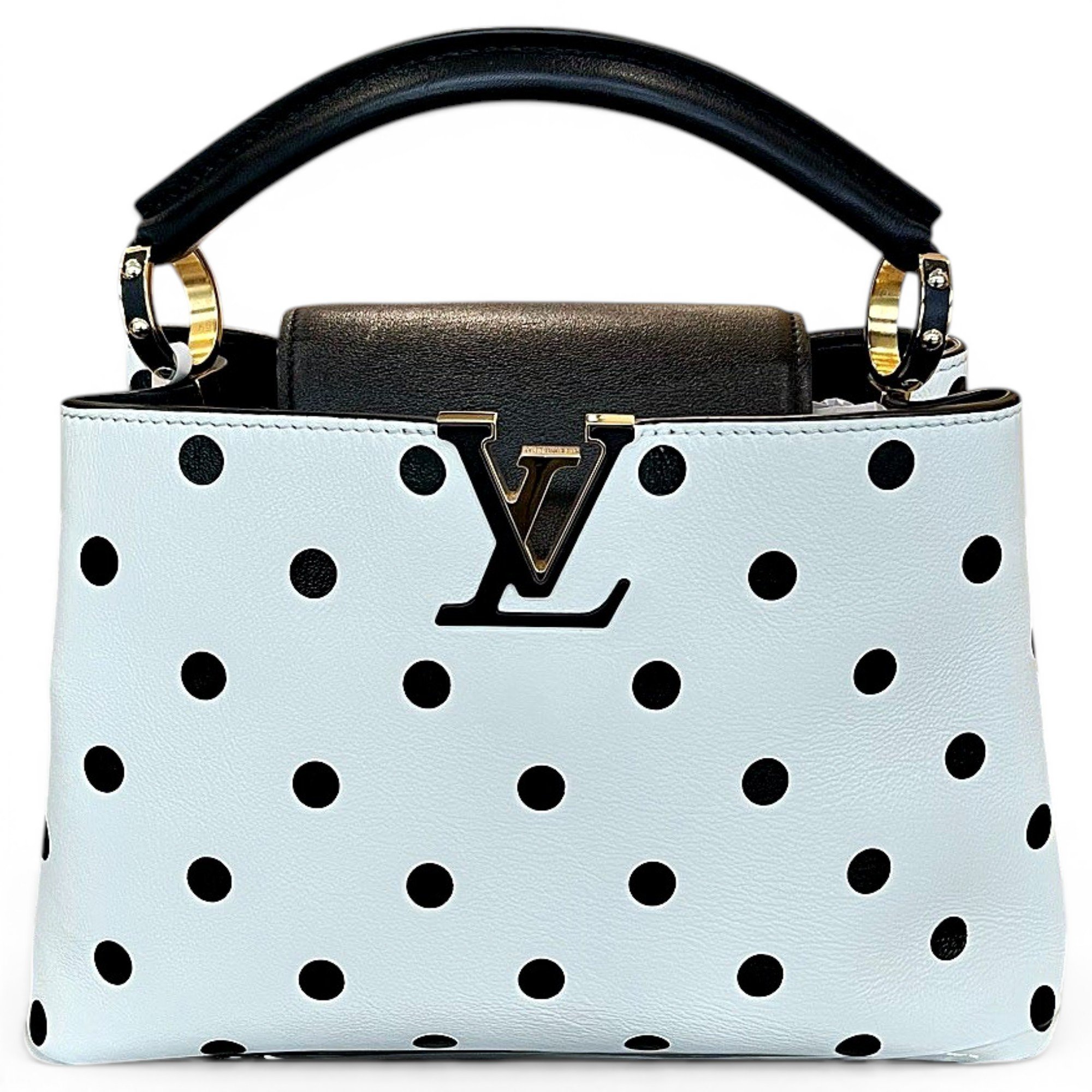 Capucines leather handbag