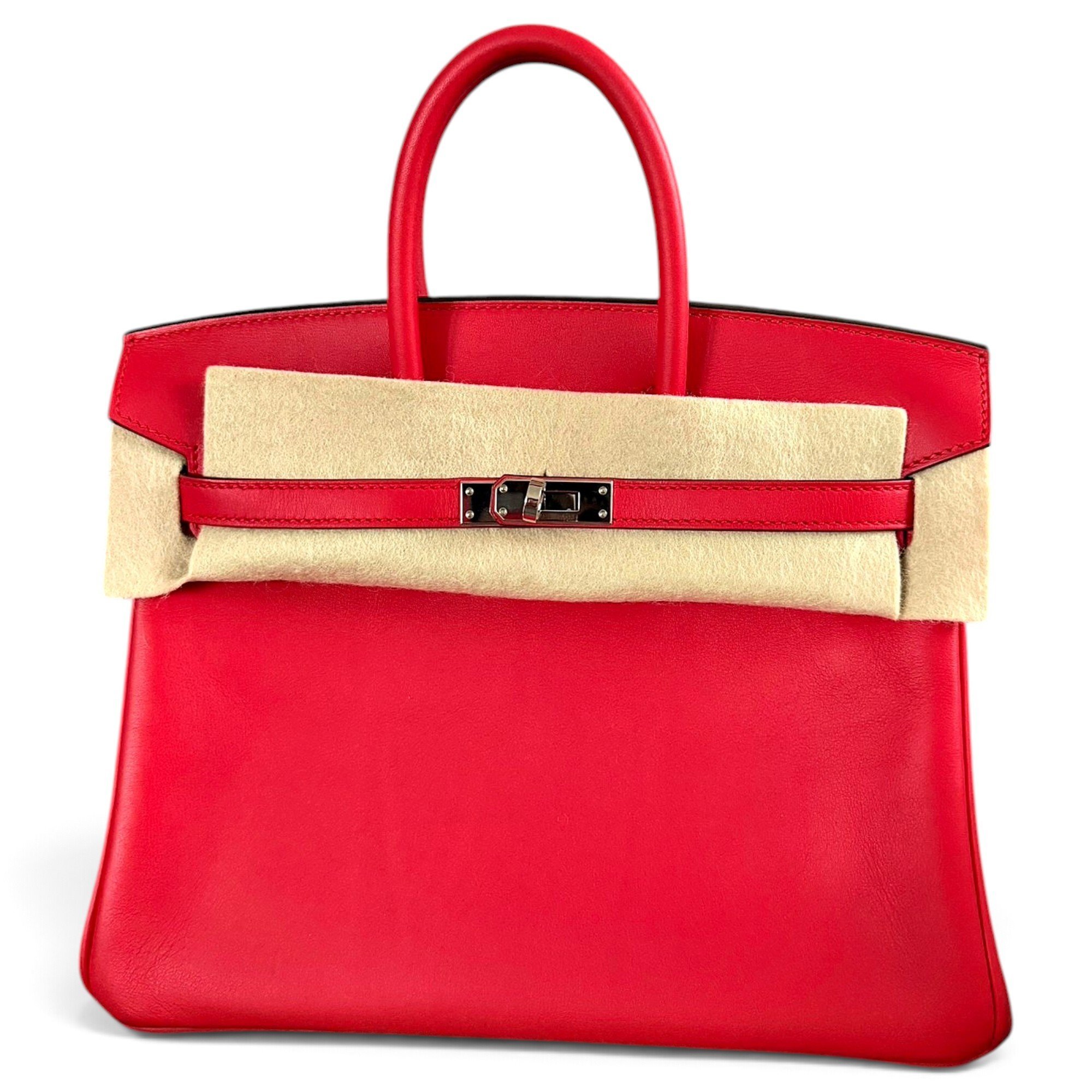 Birkin 25 leather handbag