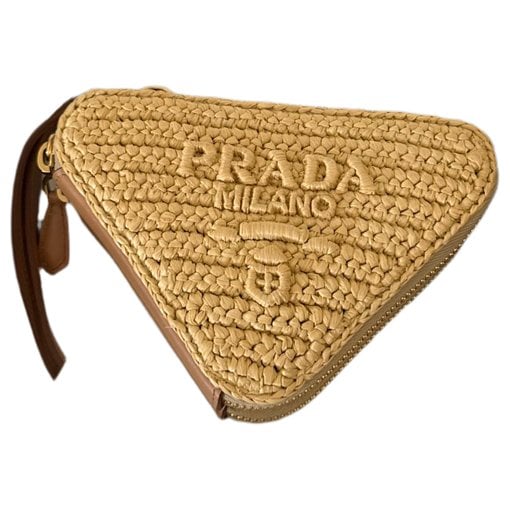 Triangle clutch bag