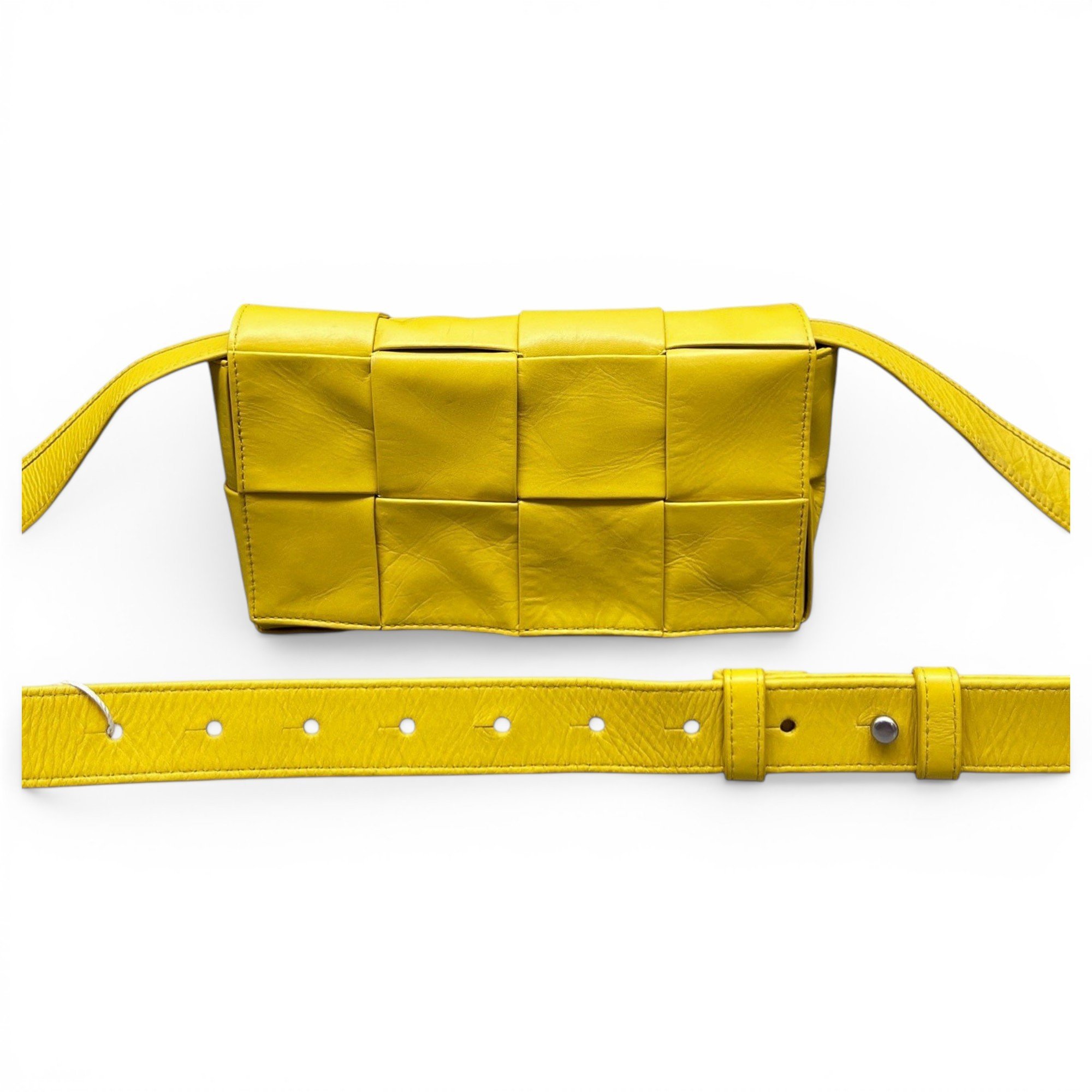 Cassette leather handbag