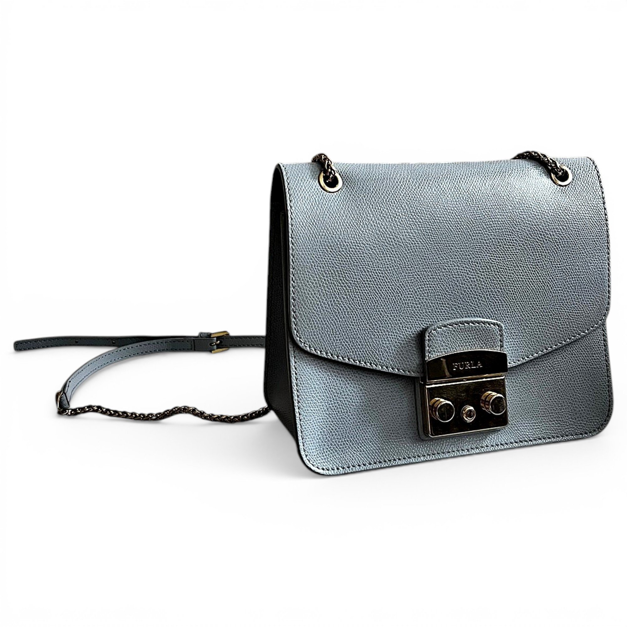 Metropolis leather handbag