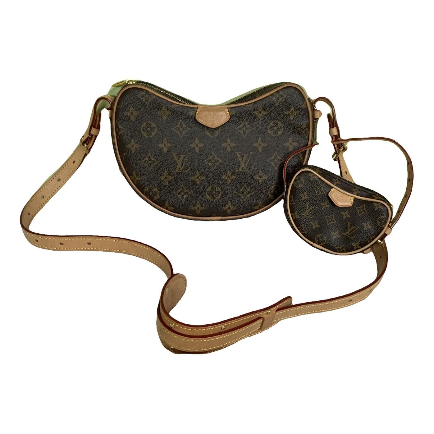 Croissant leather handbag