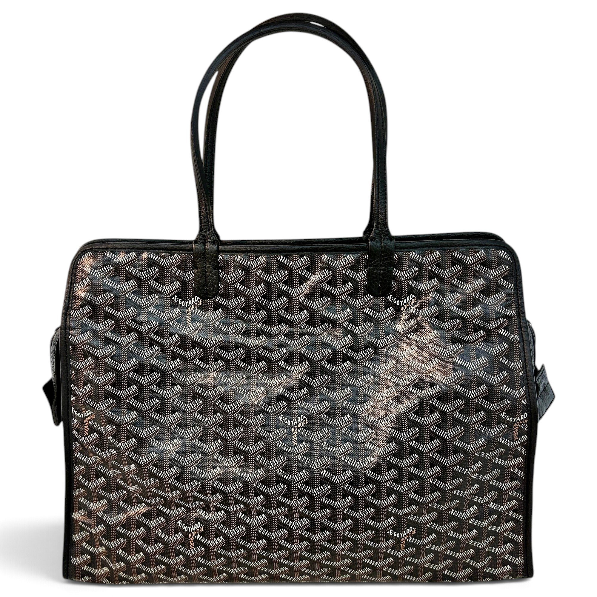 Goyard Hardy leather tote