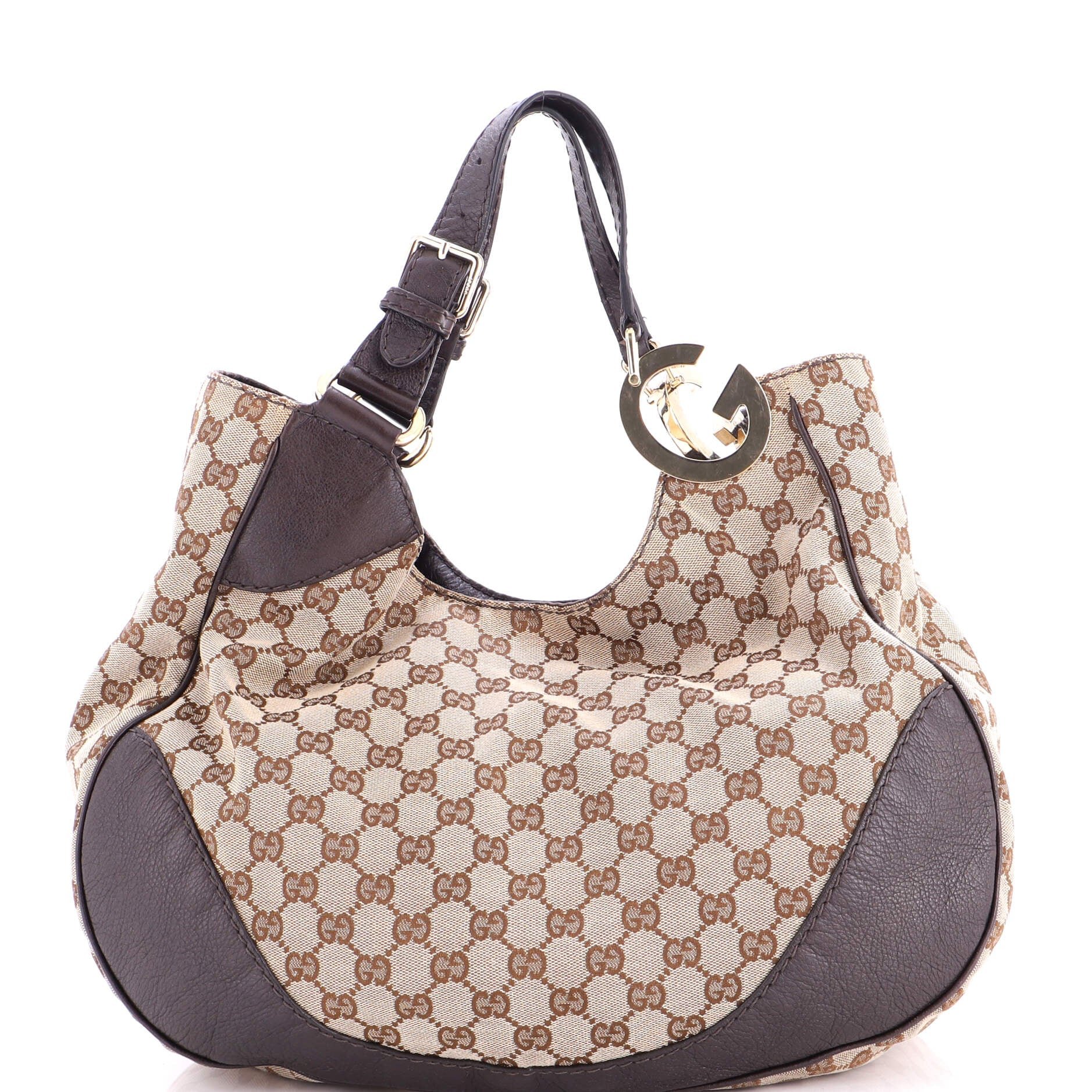 Charlotte Tote GG Canvas with Leather Large