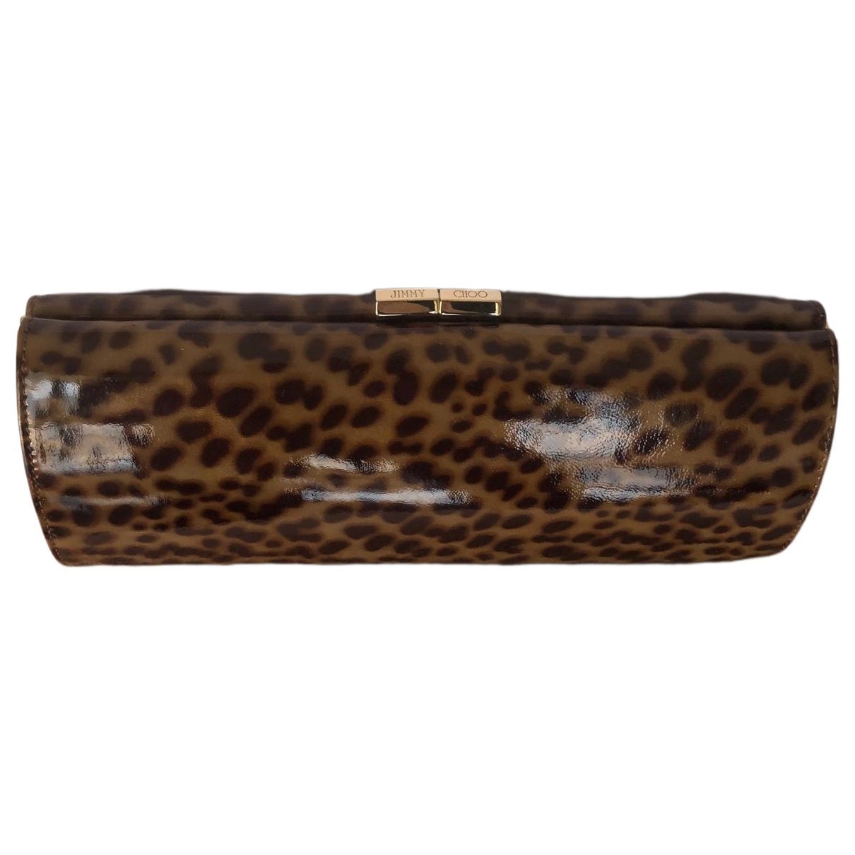 Patent leather clutch bag