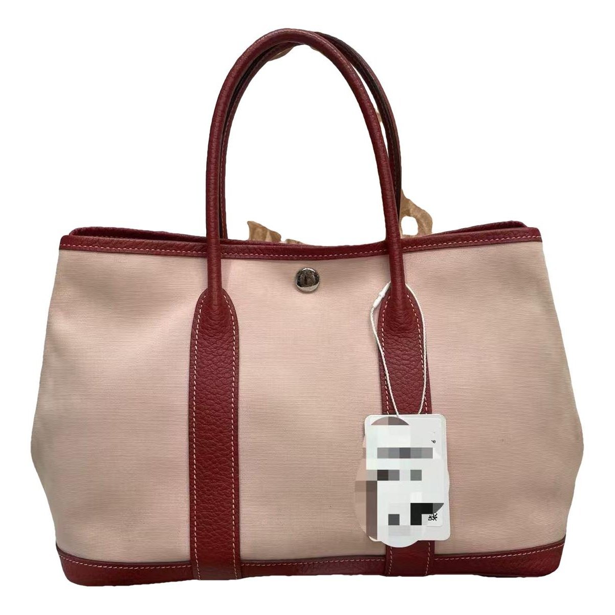 Garden Party leather handbag
