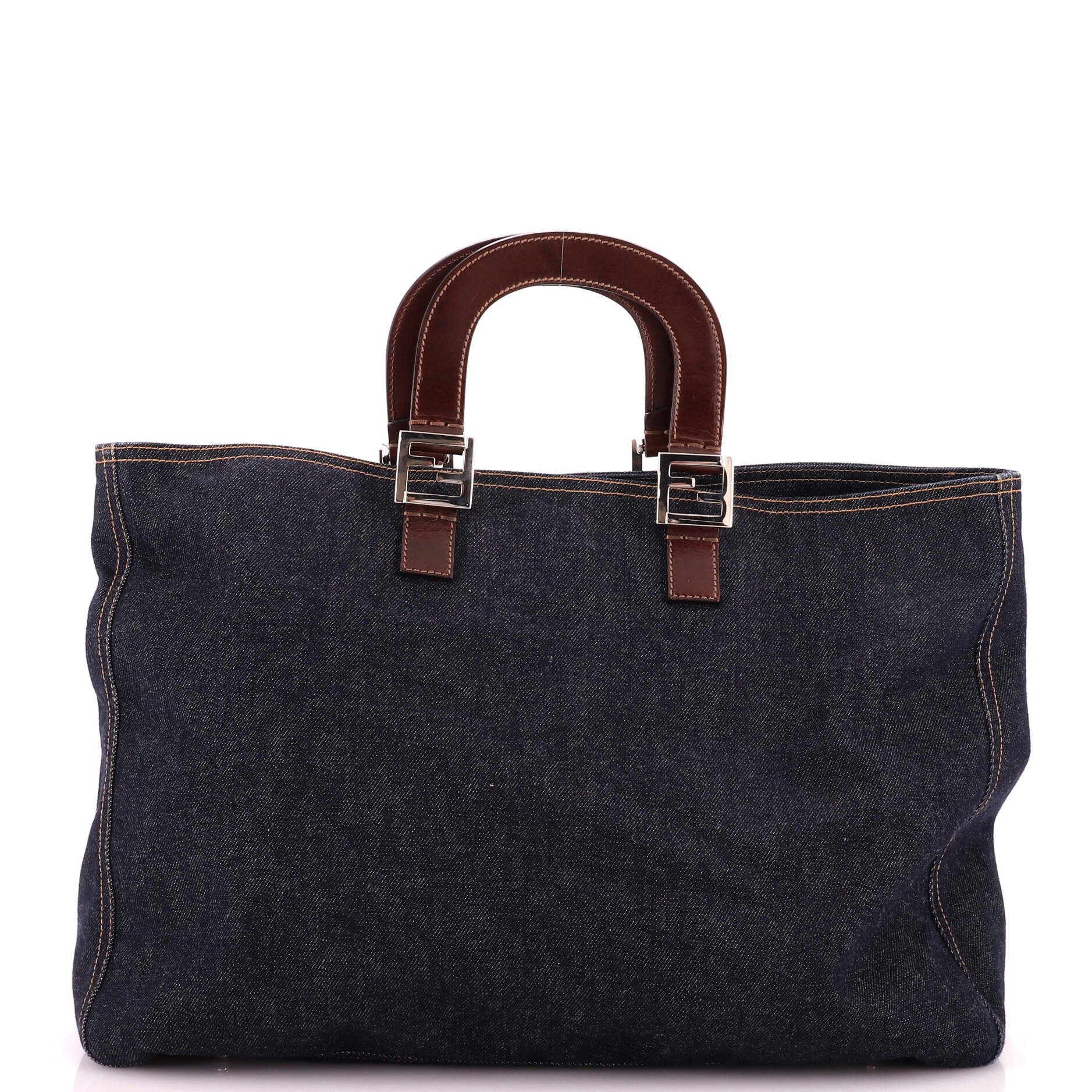 Vintage Open Tote Denim Large