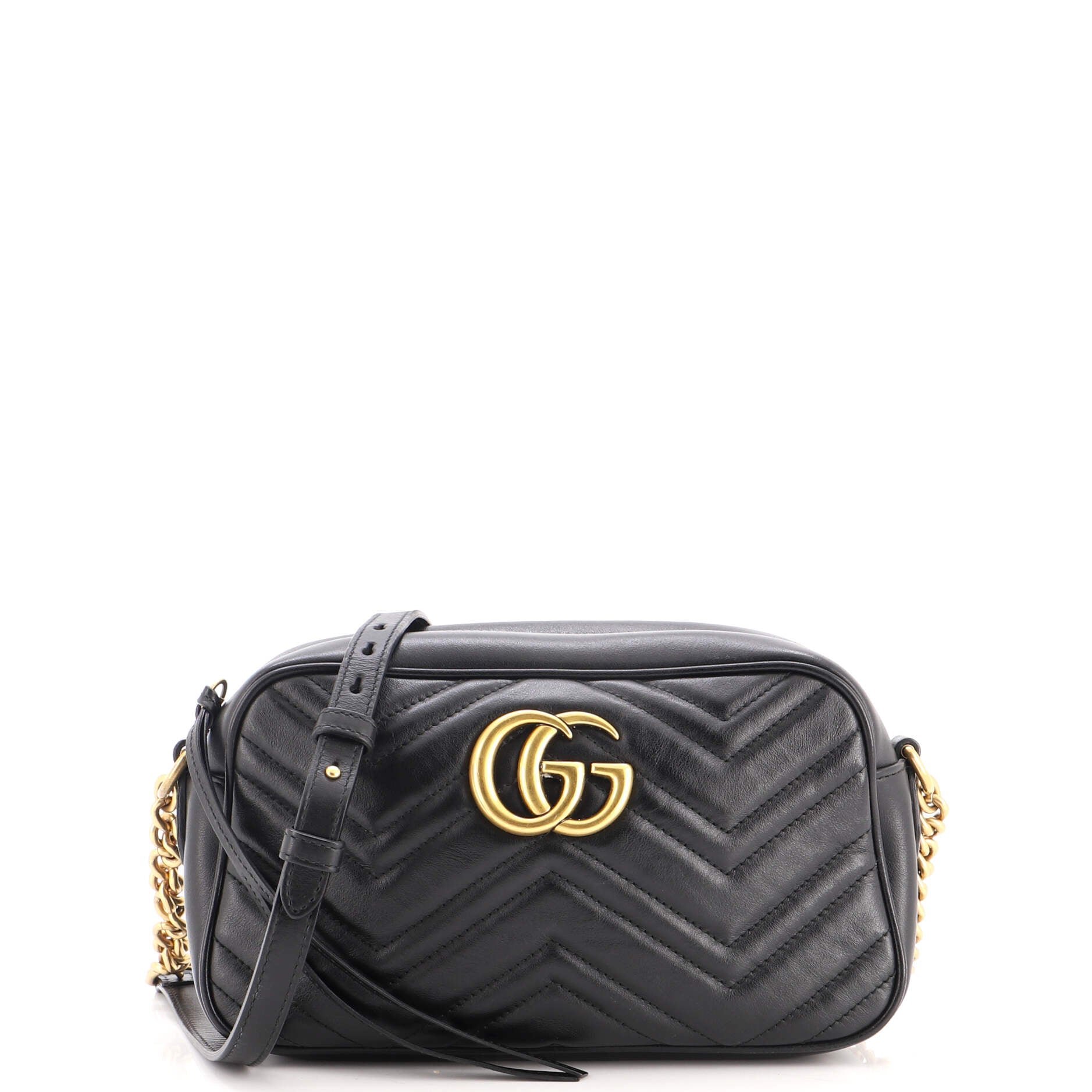 GG Marmont Shoulder Bag Matelasse Leather Small