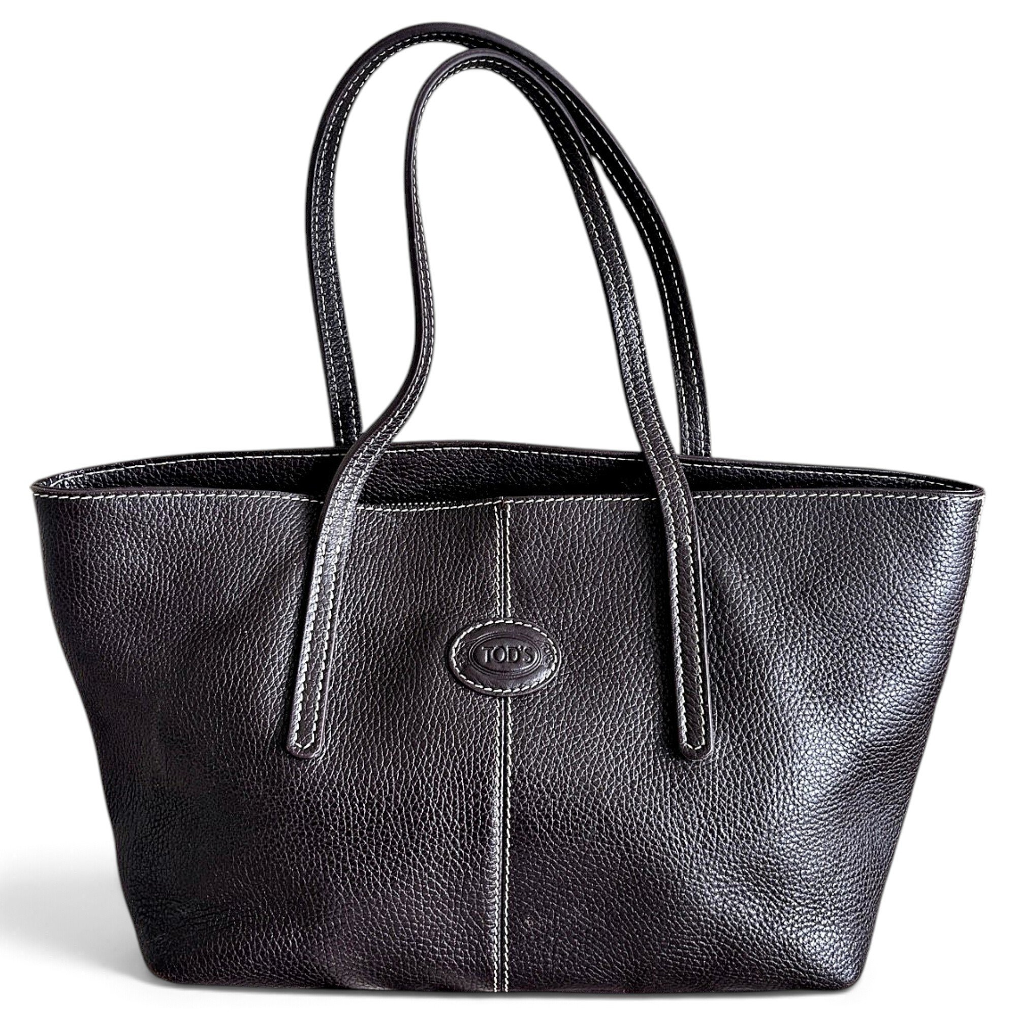 Leather tote