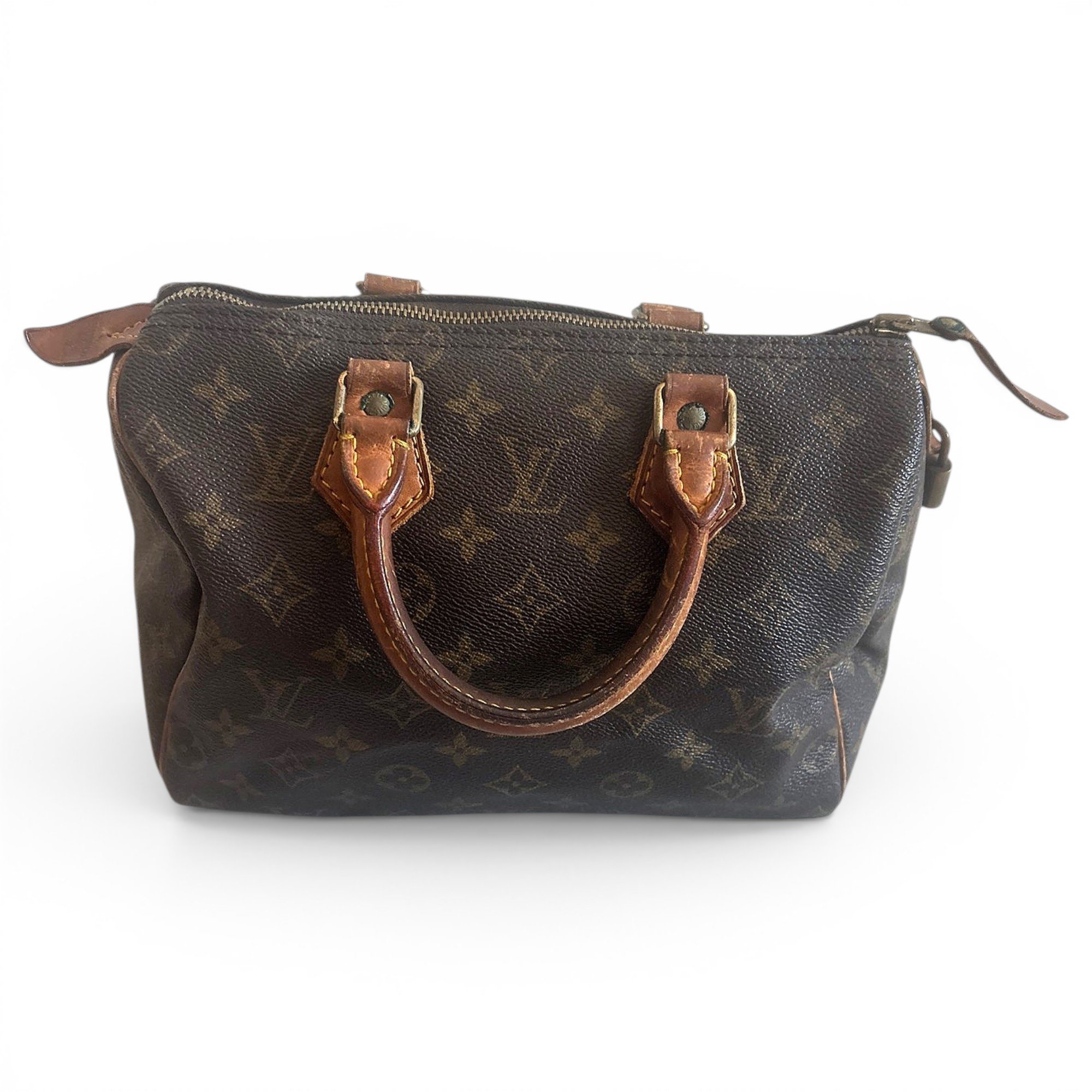Speedy leather handbag
