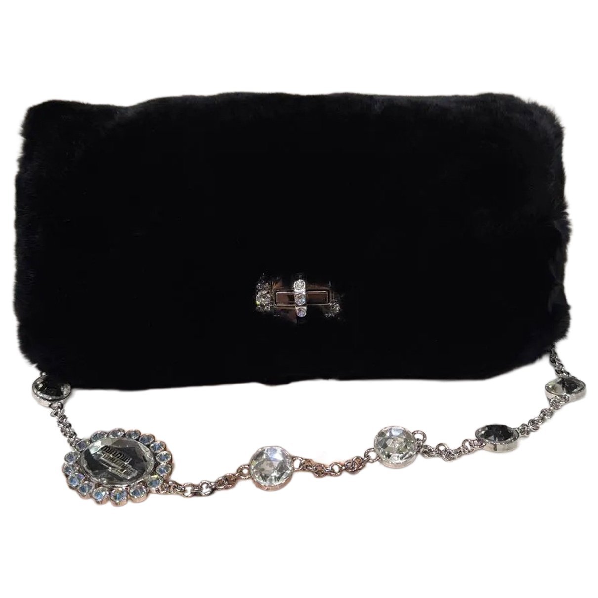 Miu Miu Miu Crystal leather handbag