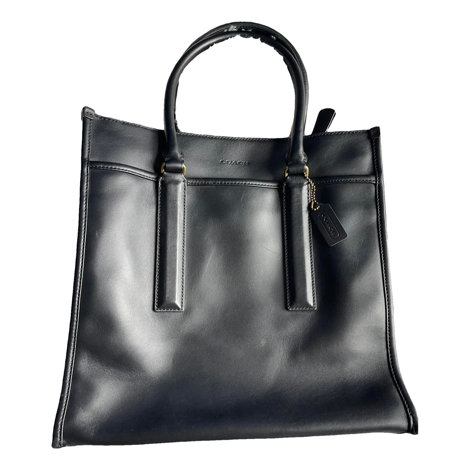 Leather tote