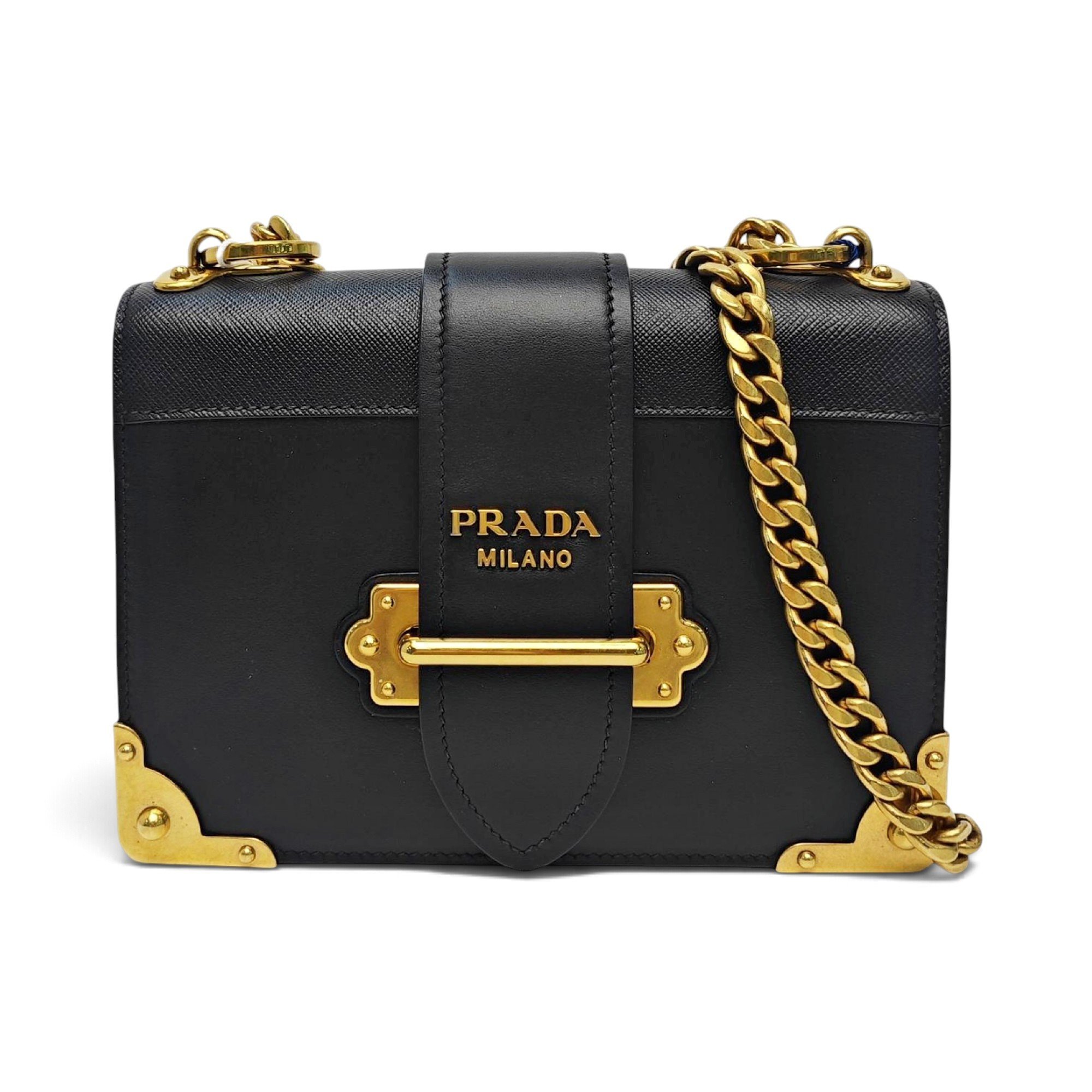 Cahier leather handbag