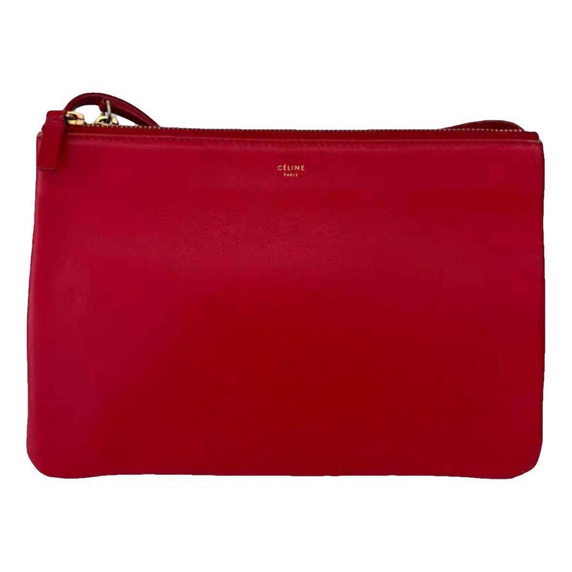Trio leather crossbody bag