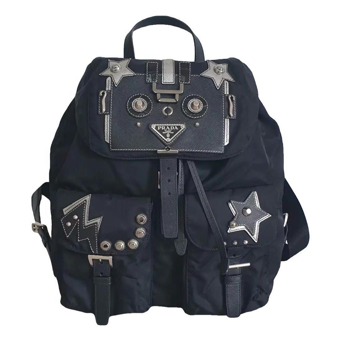 Leather backpack