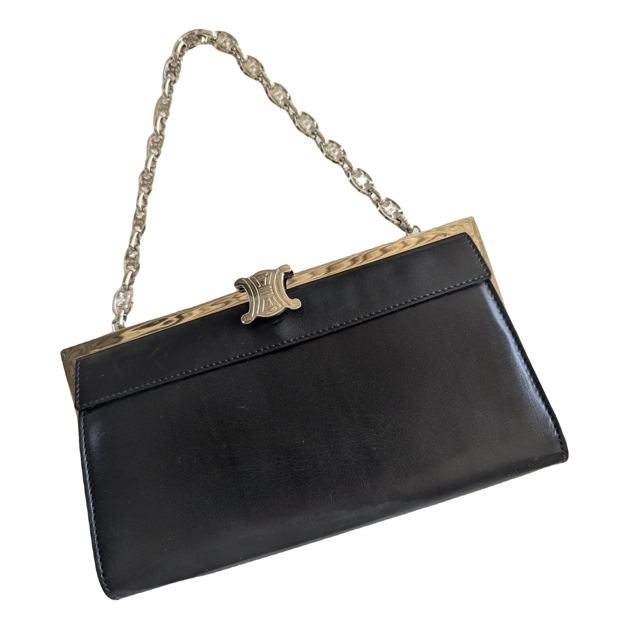 Triomphe leather handbag