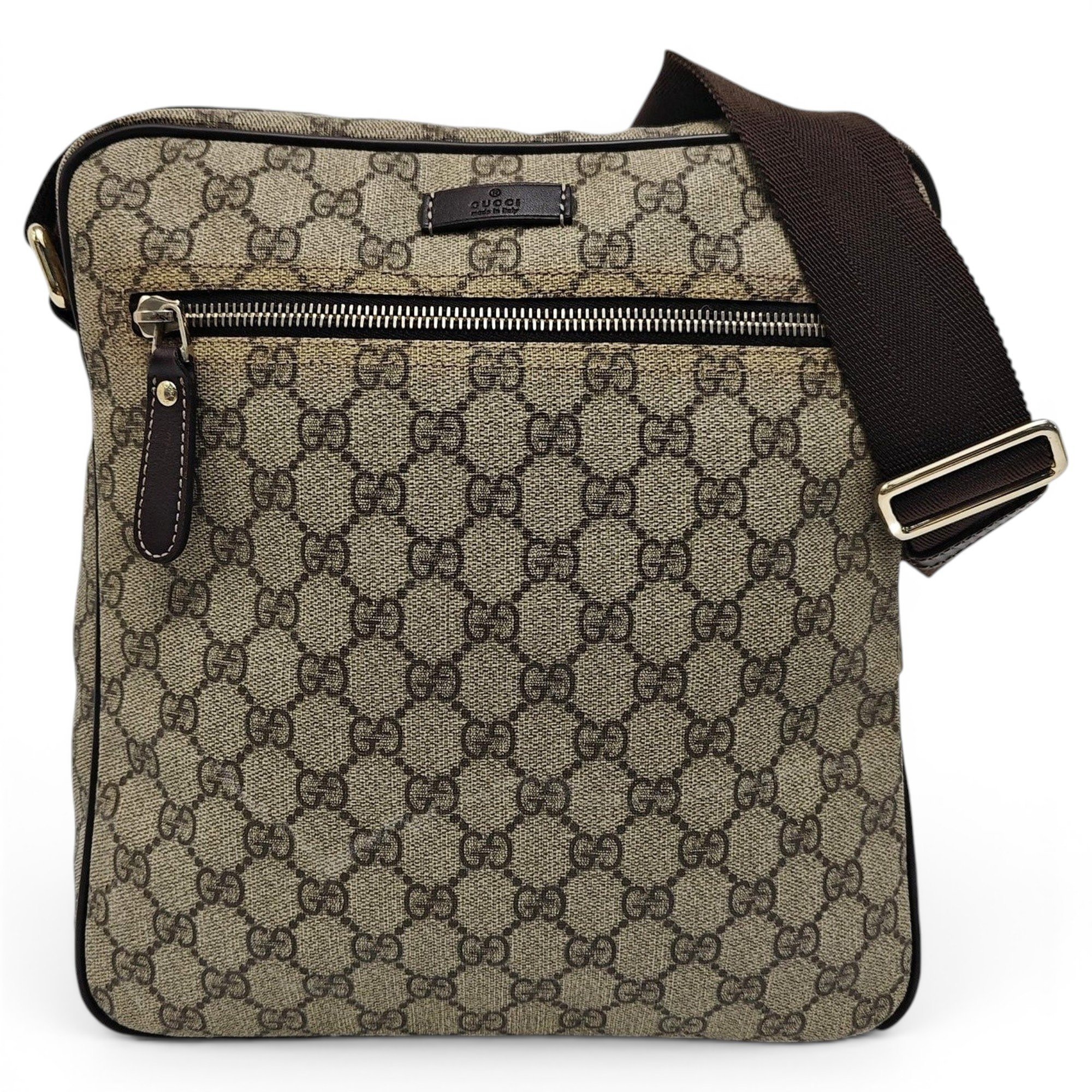 Ophidia GG Supreme leather handbag