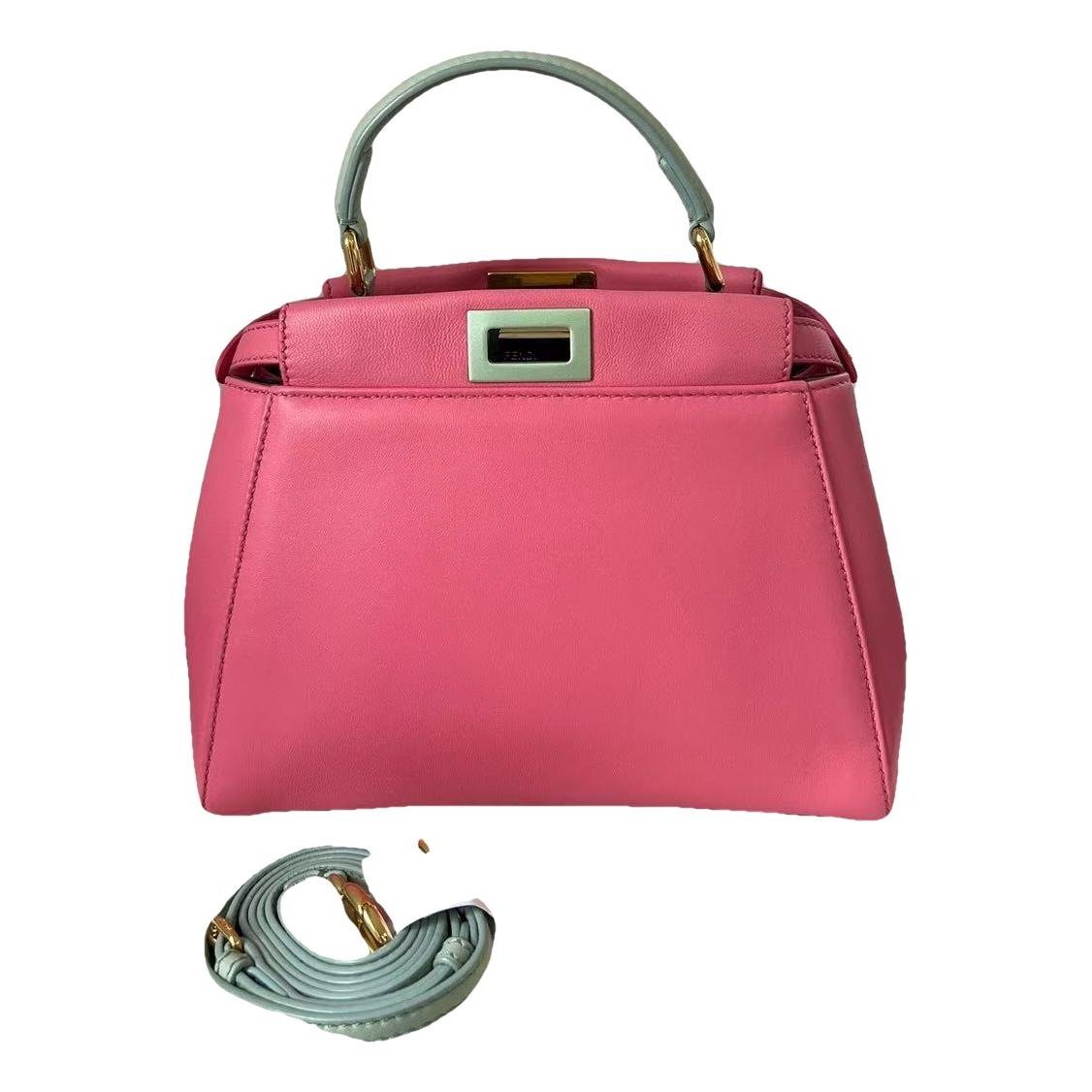 Peekaboo leather handbag