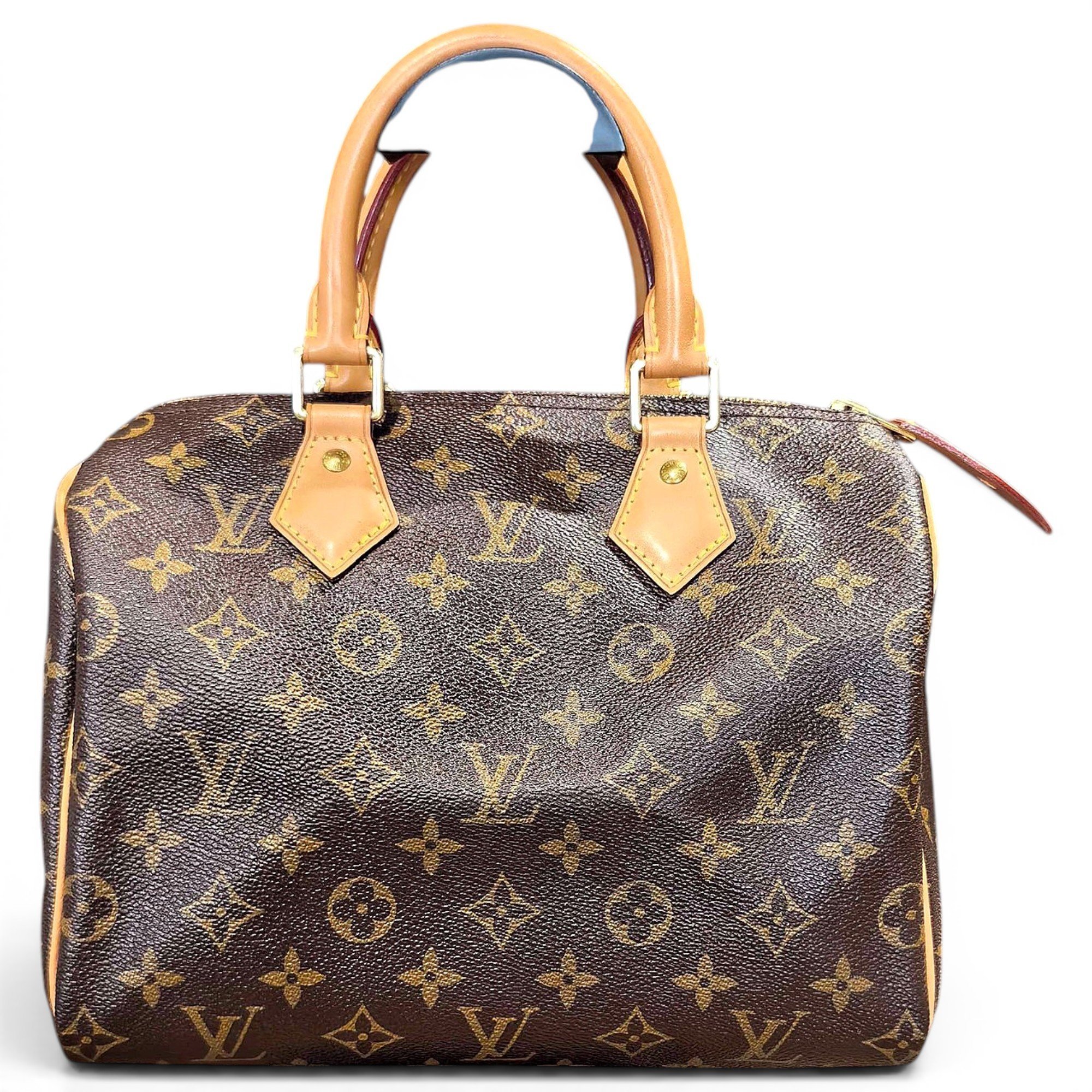 Speedy leather handbag