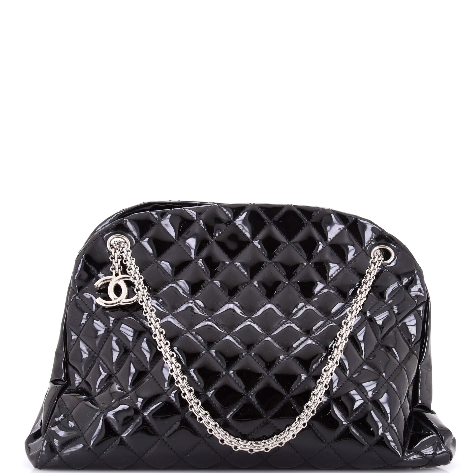 Just Mademoiselle Bag Quilted Patent Large