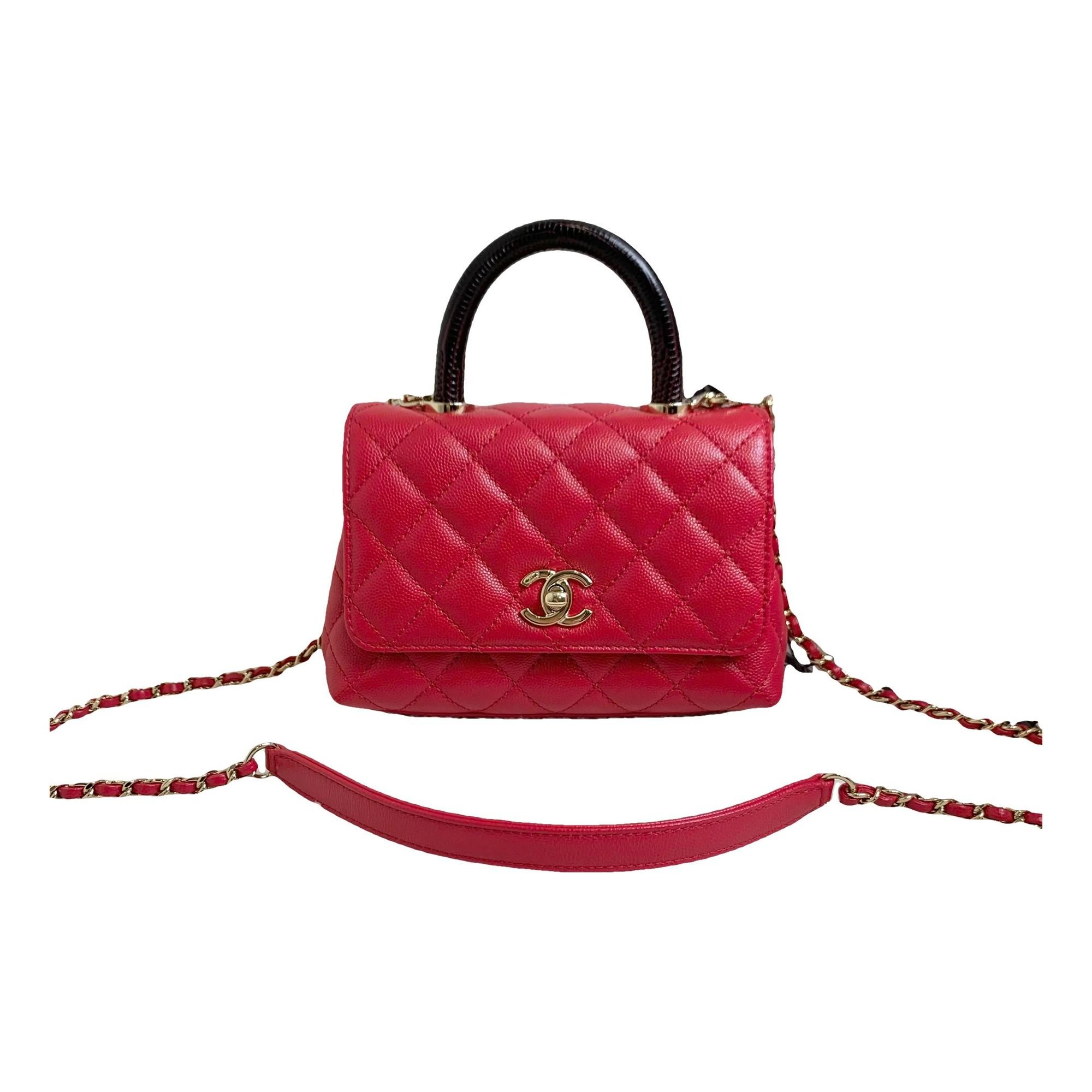 Coco Handle leather handbag