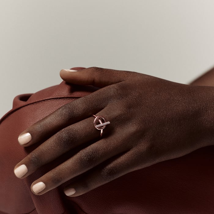 Sans Coloris Echappee Hermes Ring, Small Model