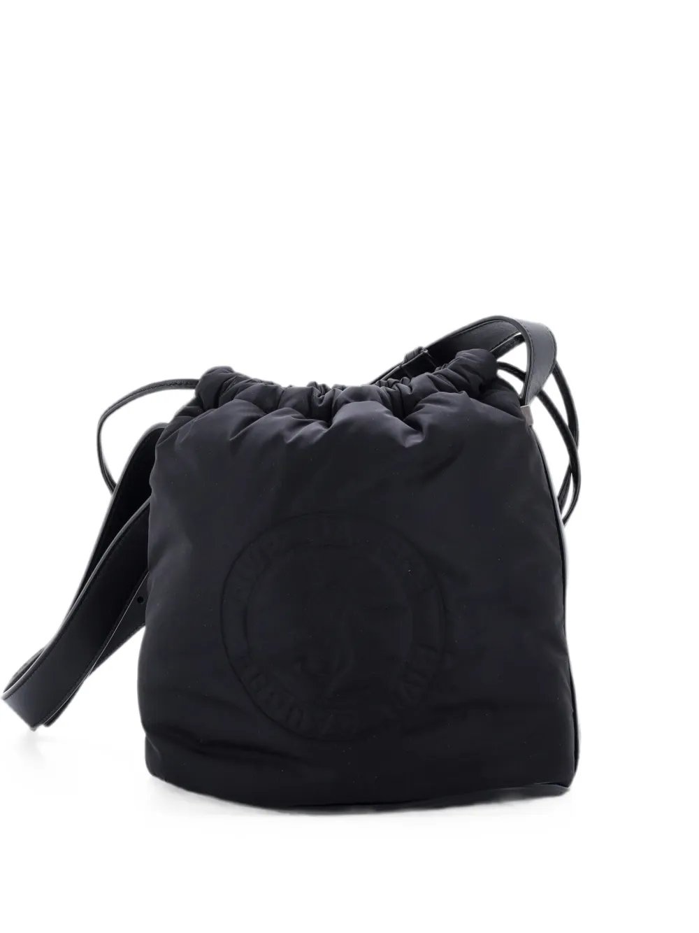 Rive Gauche Drawstring Padded Nylon bucket bag