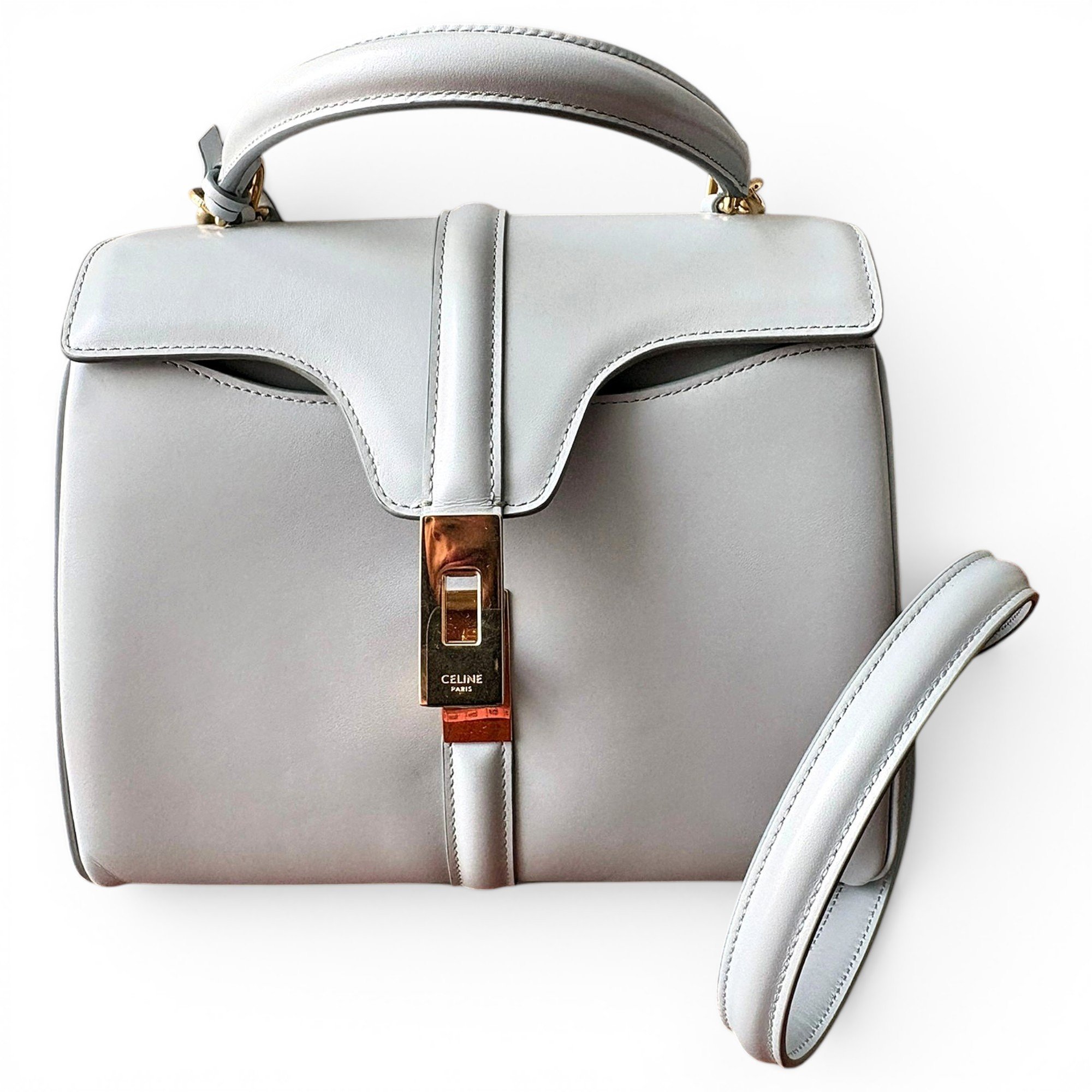 Leather handbag