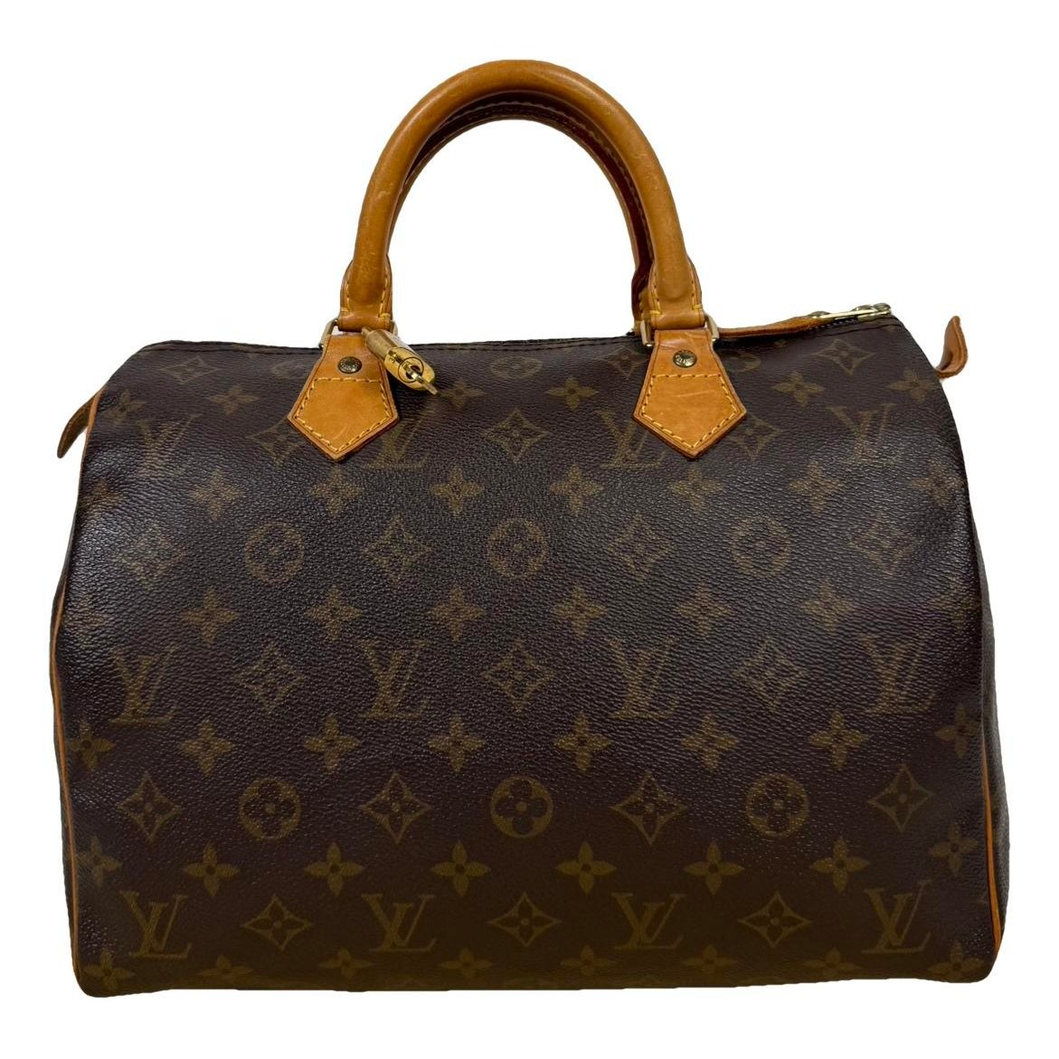 Speedy leather handbag