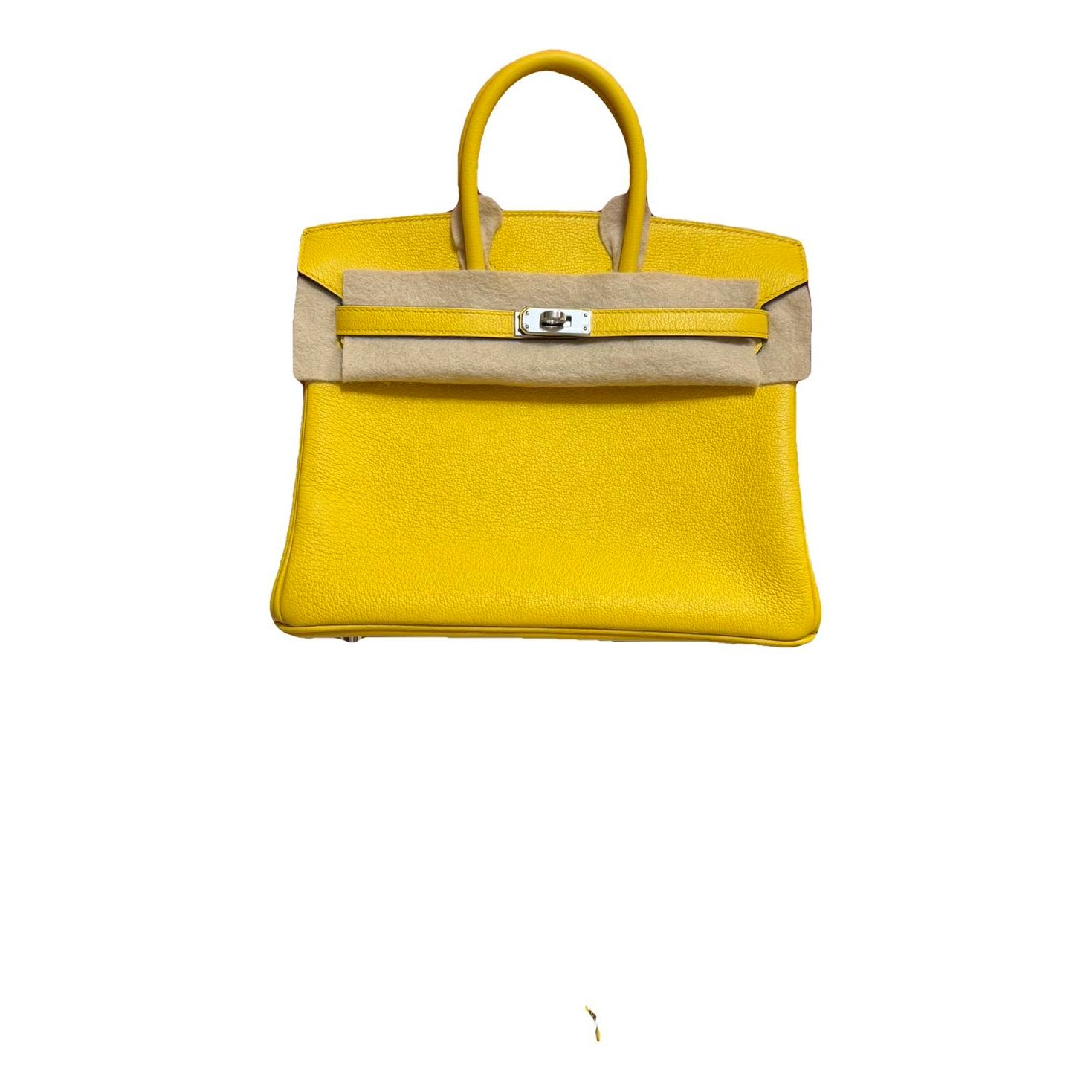 Birkin 25 leather handbag