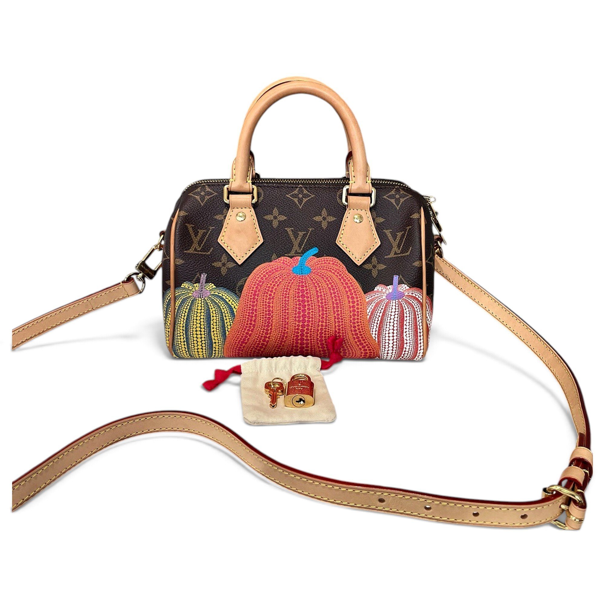 Speedy leather handbag