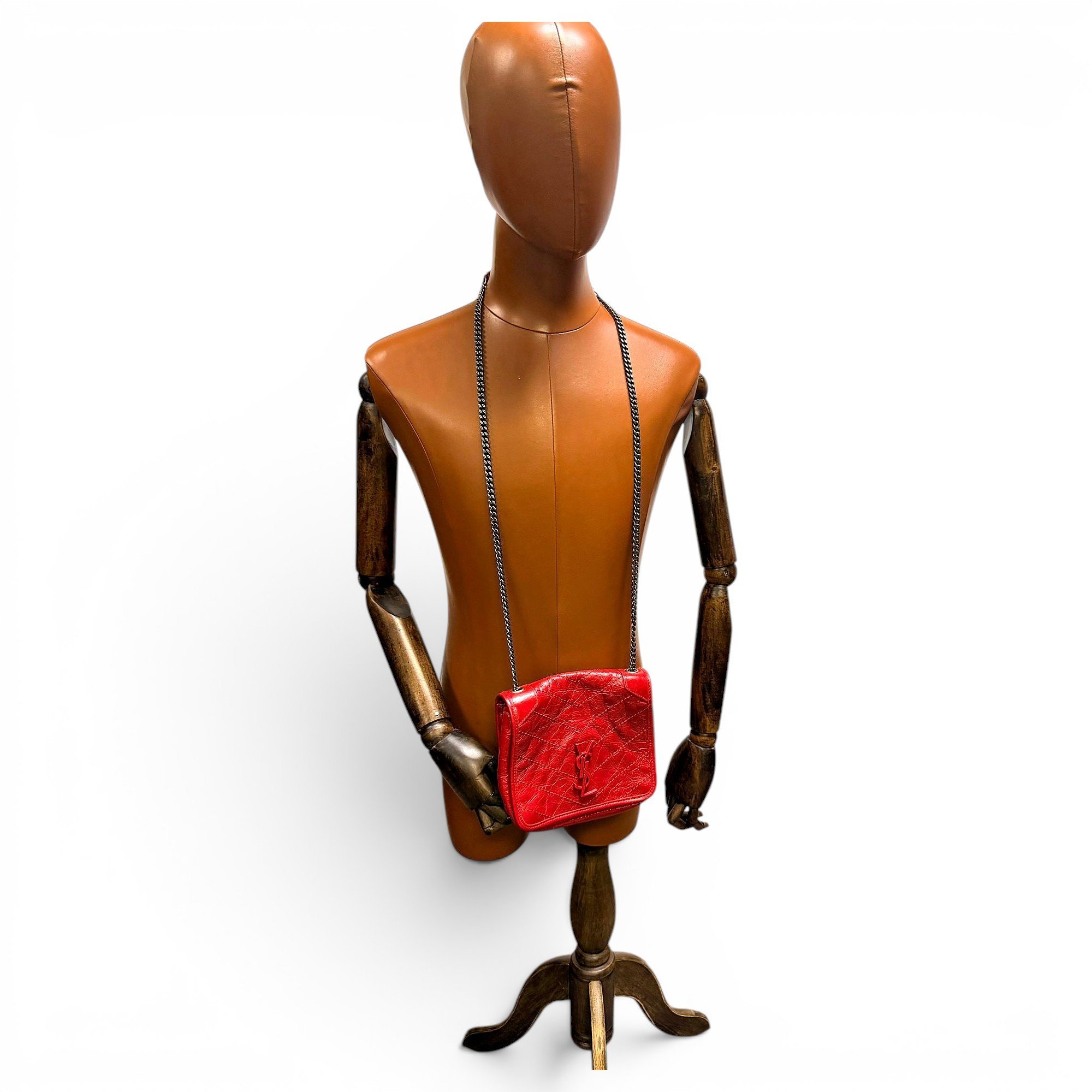 Leather crossbody bag