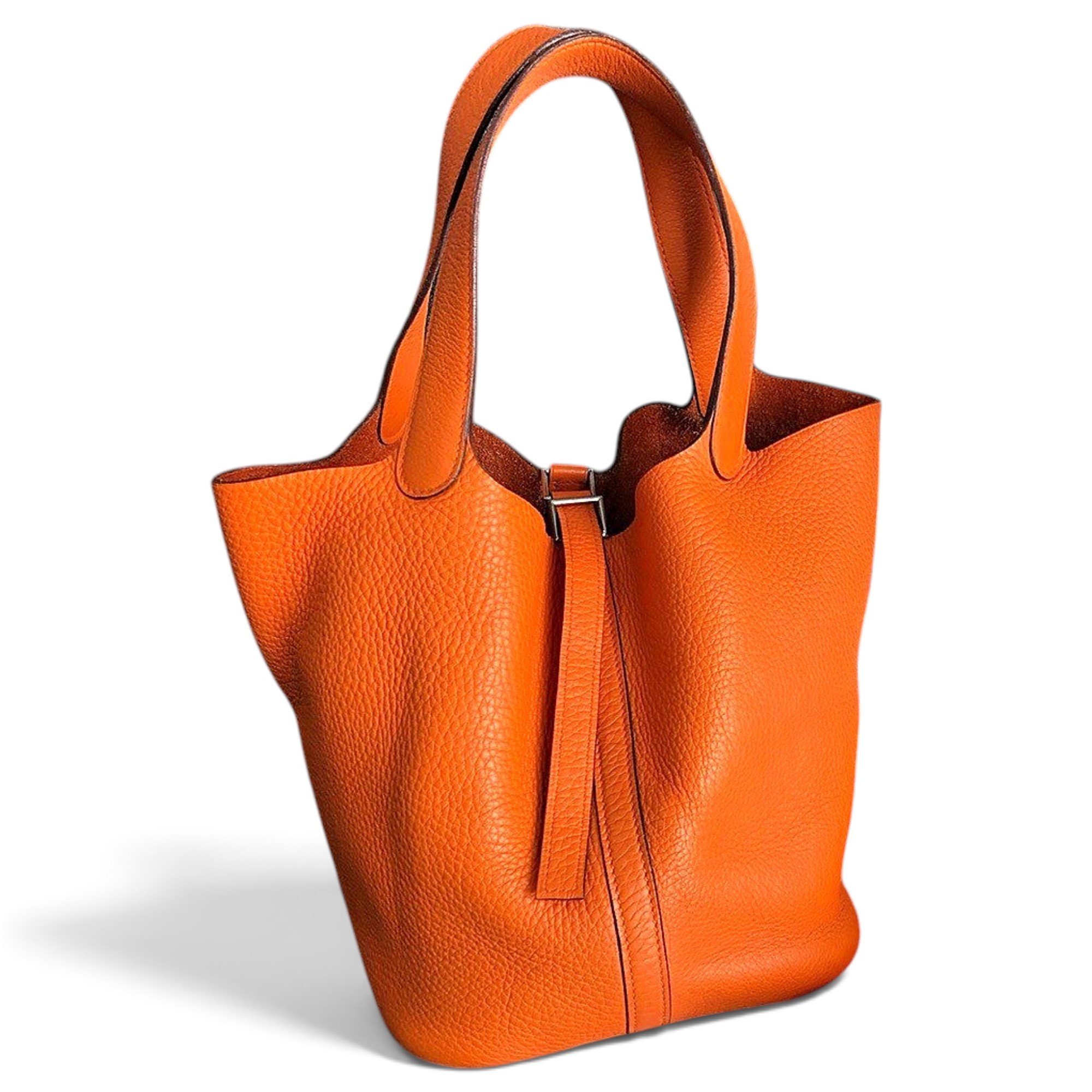 Picotin leather handbag