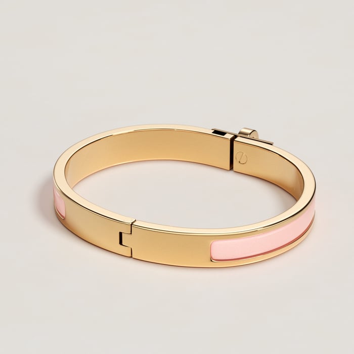 Rose Candeur Mini Clic Kelly Bracelet