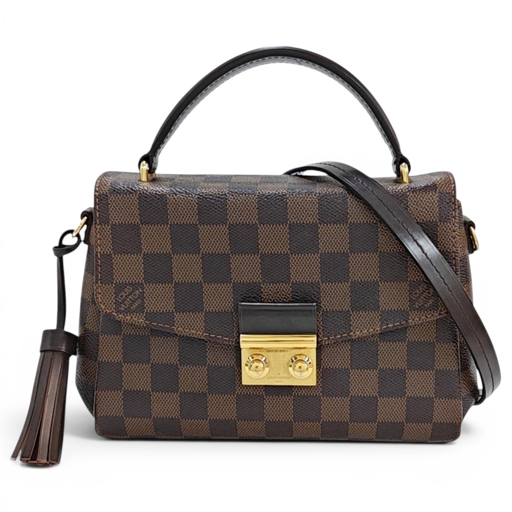 Croisette leather handbag