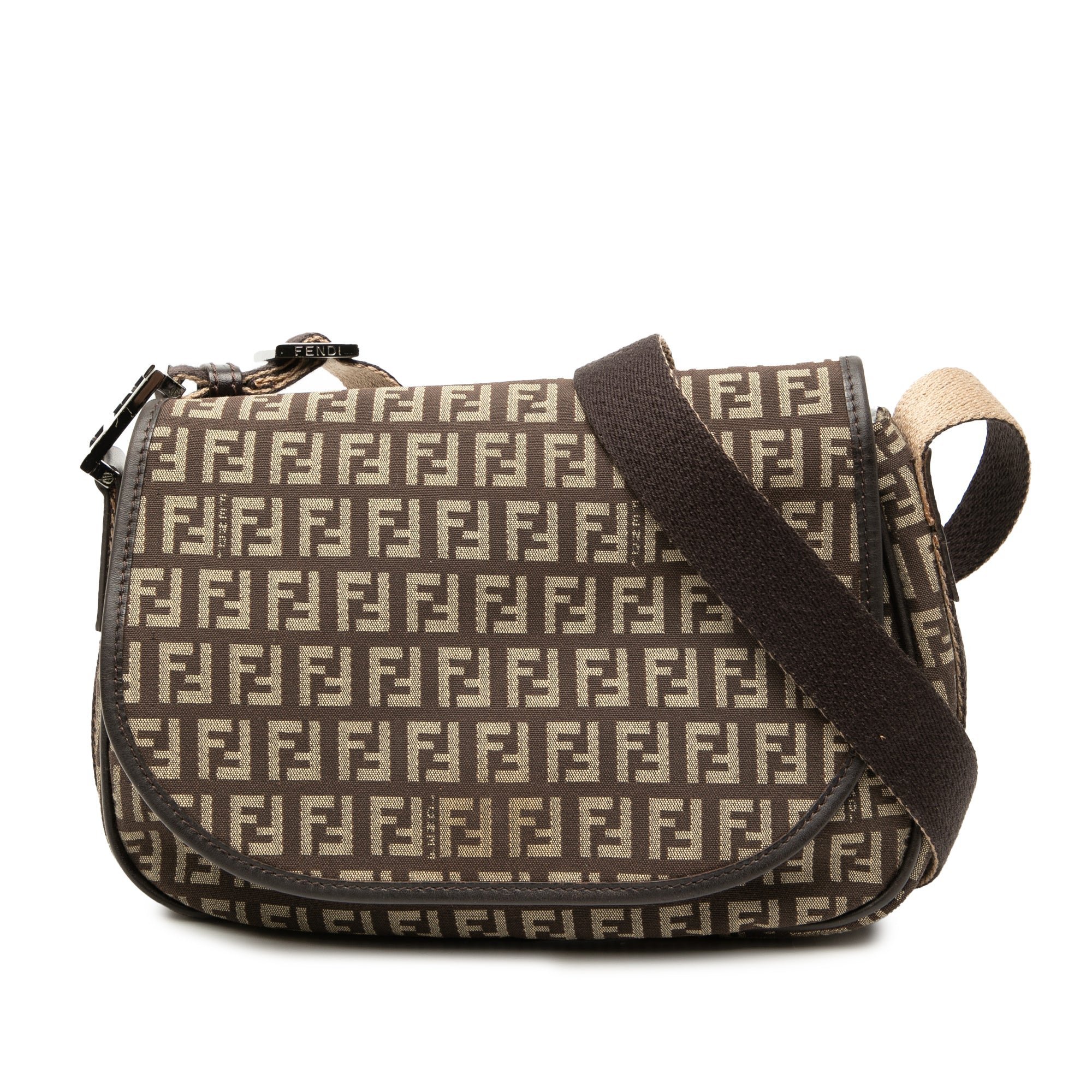 Pocket leather handbag